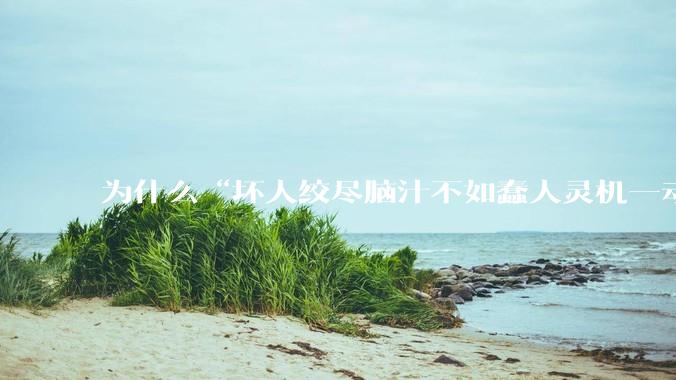 为什么“坏人绞尽脑汁不如蠢人灵机一动”？