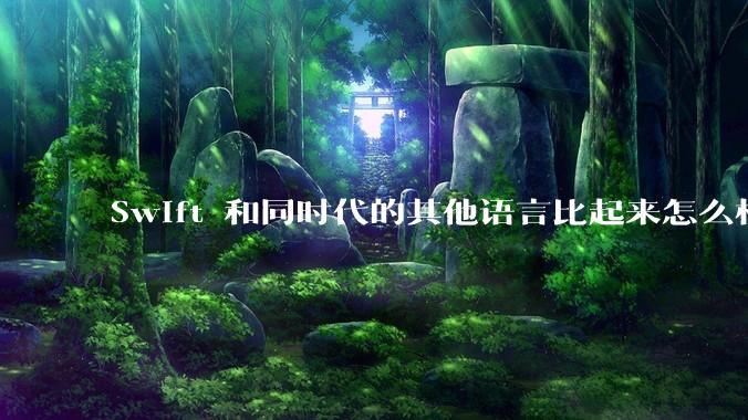 Swift 和同时代的其他语言比起来怎么样？